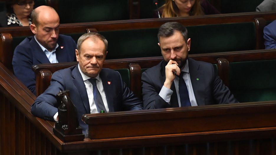 Donald Tusk, Władysław Kosiniak-Kamysz, Borys Budka