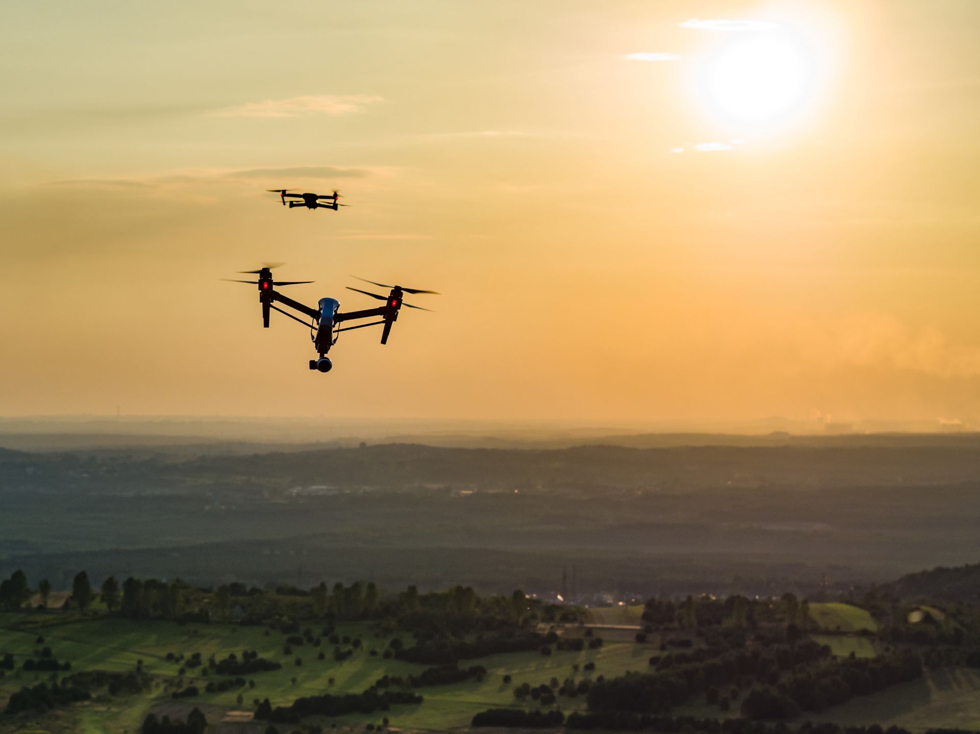 Osoby używające dronów dostrzegły nagłe problemy 