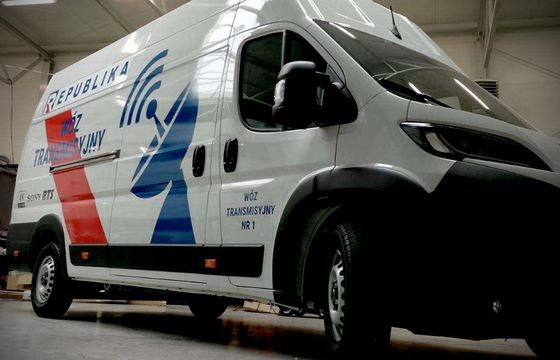 Republika pokazała nowy wóz transmisyjny. Trwa przebudowa pojazdu