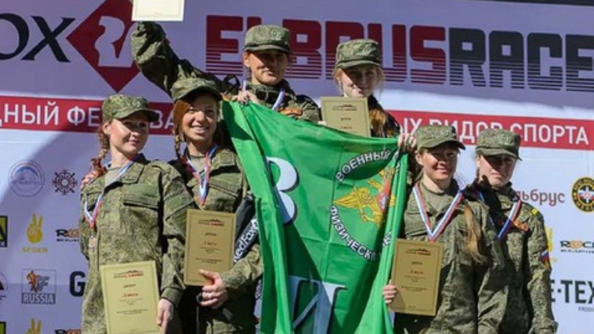 Twitter / x.com/Ukrsportbase / Na zdjęciu: rosyjska drużyna skialpinistek