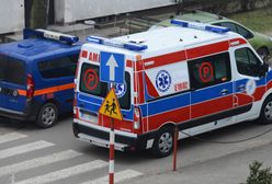 Kałuża krwi po ataku psa na kobietę w Miliczu. Właściciel był pijany