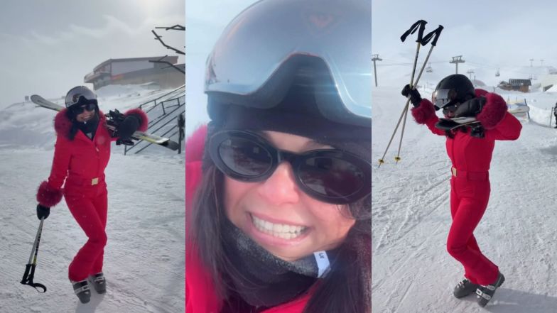 Katarzyna Cichopek dokazuje na nartach