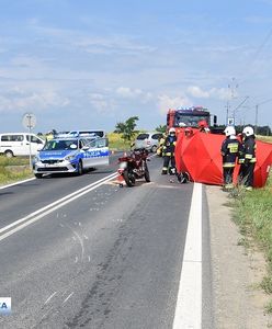 Legnica. Motocyklista zginął na miejscu. Policja apeluje o ostrożność