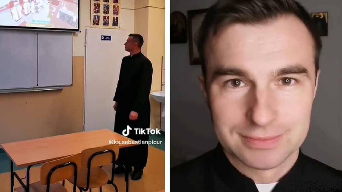 Ksiądz nie może przestać. "Czuję, że to będzie wiral"