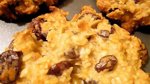 Ciasteczka owsiane z rodzynkami