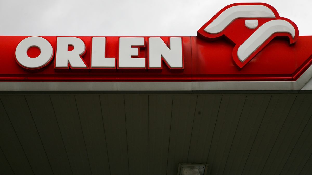 An Orlen gas station is seen on the street in Krakow, Poland, on February 4, 2024. (Photo by Klaudia Radecka/NurPhoto via Getty Images)
