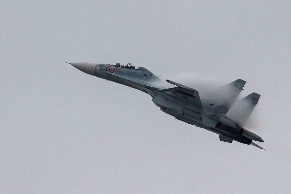 Katastrofa rosyjskiego myśliwca Su-27 na Morzu Czarnym. Trwają poszukiwania pilota