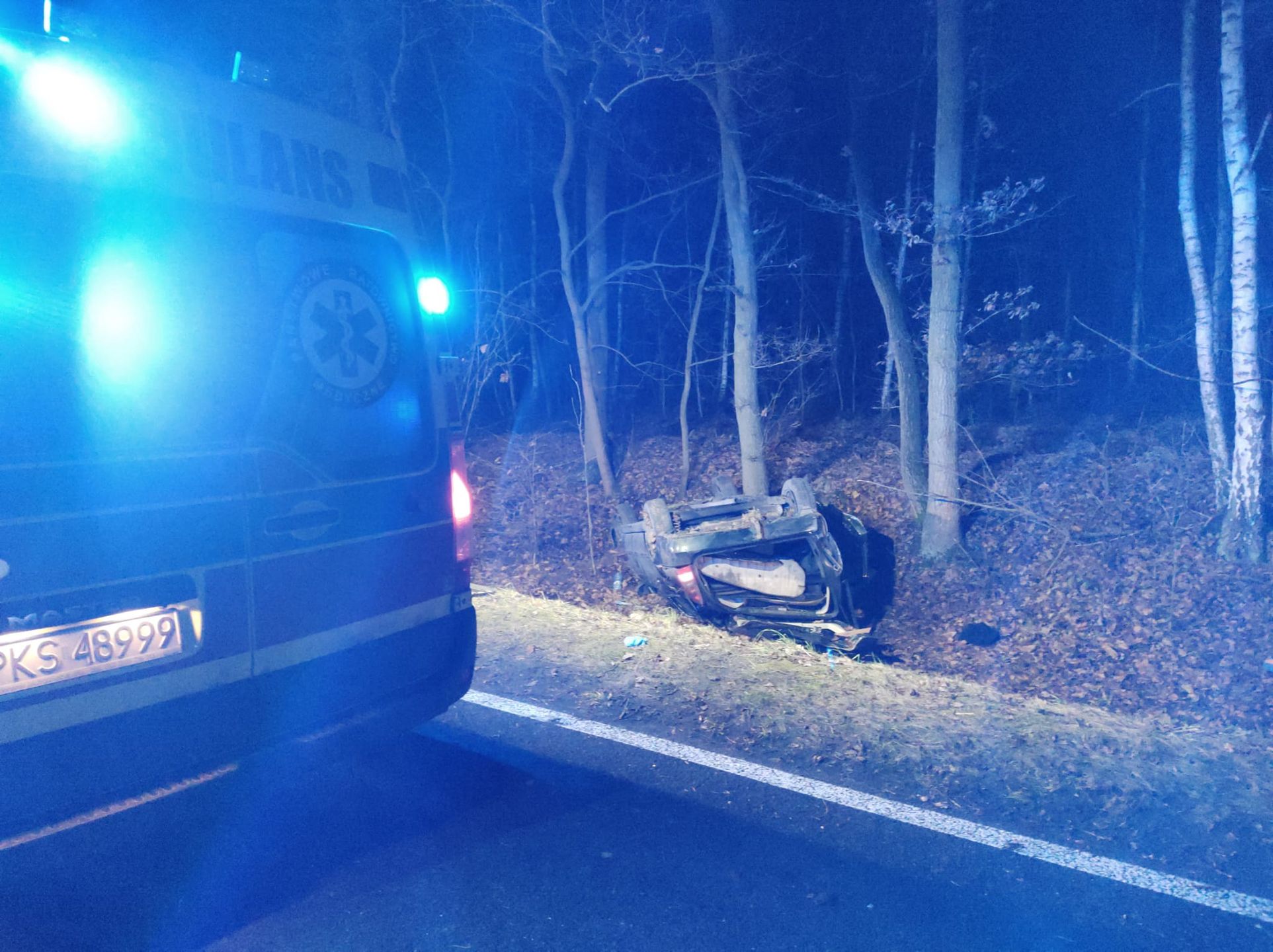 Wypadek w miejscowości Czerwona Wieś