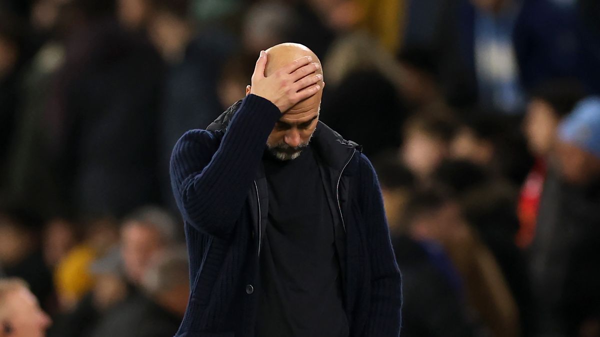 Getty Images / Carl Recine / Smutny Pep Guardiola