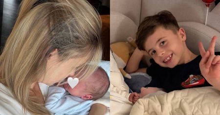 Izabela Janachowska pokazała się z NOWO NARODZONYM synkiem w domowych pieleszach. Podbili wasze serca? (FOTO)