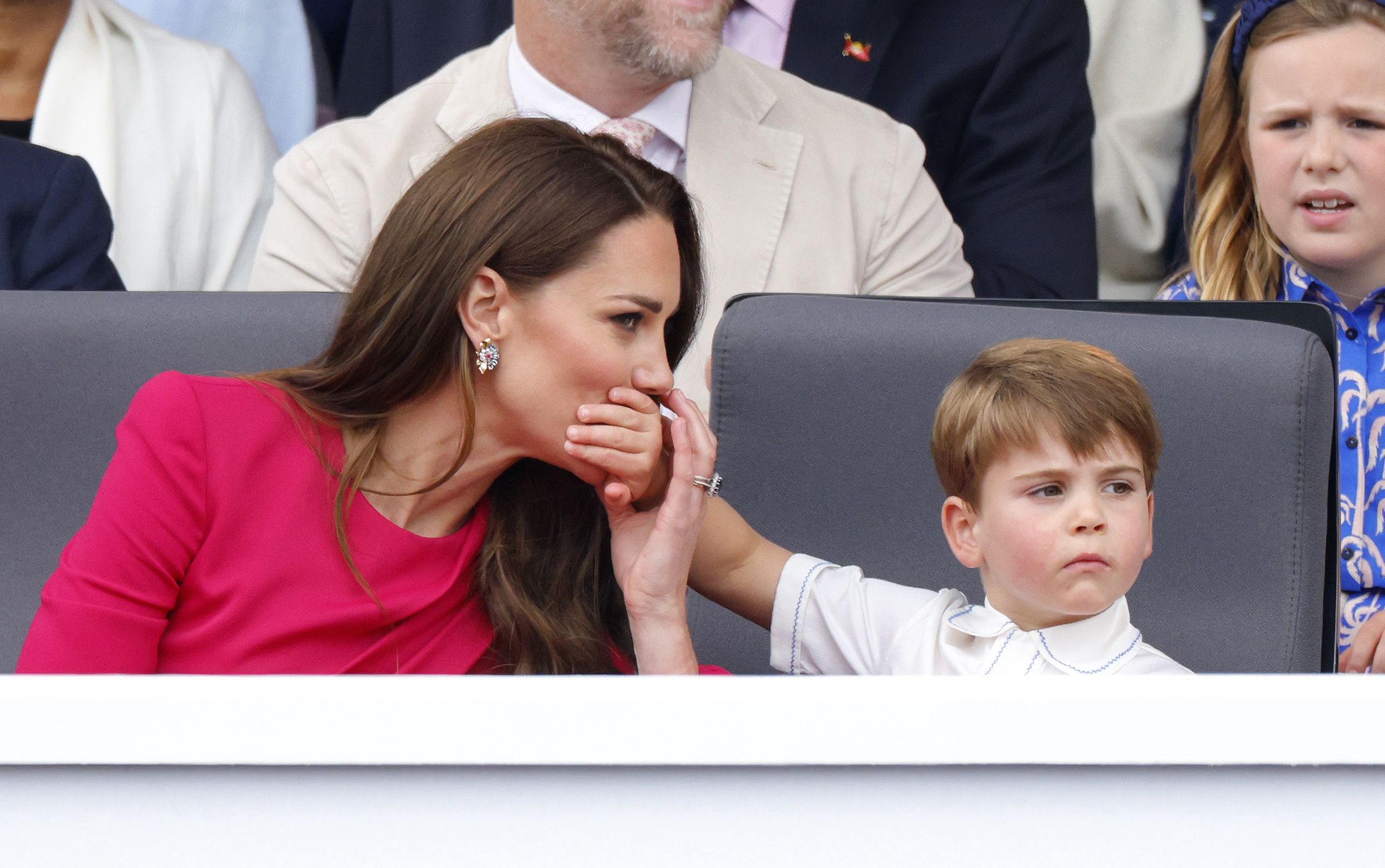 Książę Louis i księżna Kate
