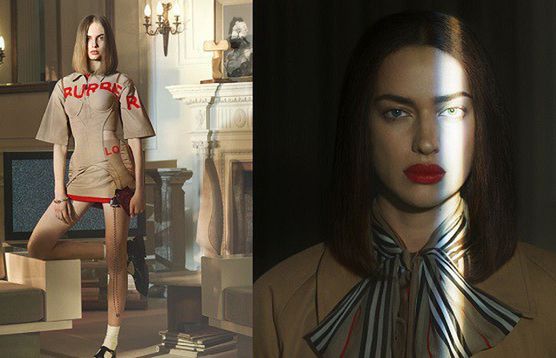 Irina Shayk i Natalia Vodianova twarzami Burberry