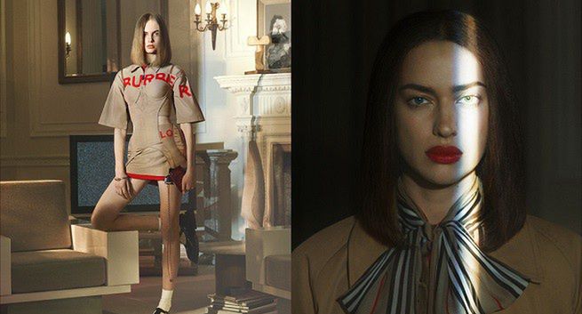 Irina Shayk i Natalia Vodianova twarzami Burberry