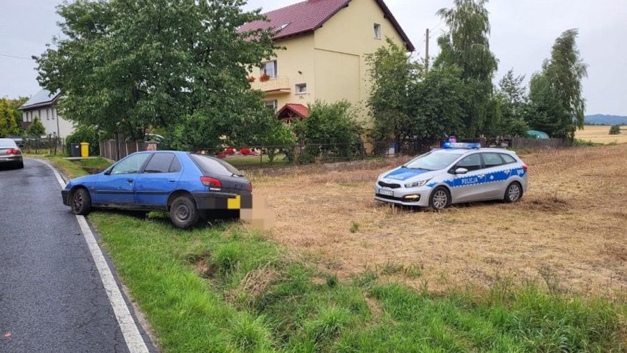 Kierowcę szybko udało się zatrzymać