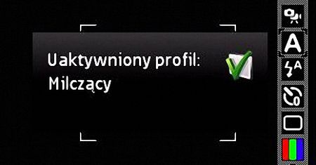 Automatycznie tryb milczący podczas robienia zdjęć