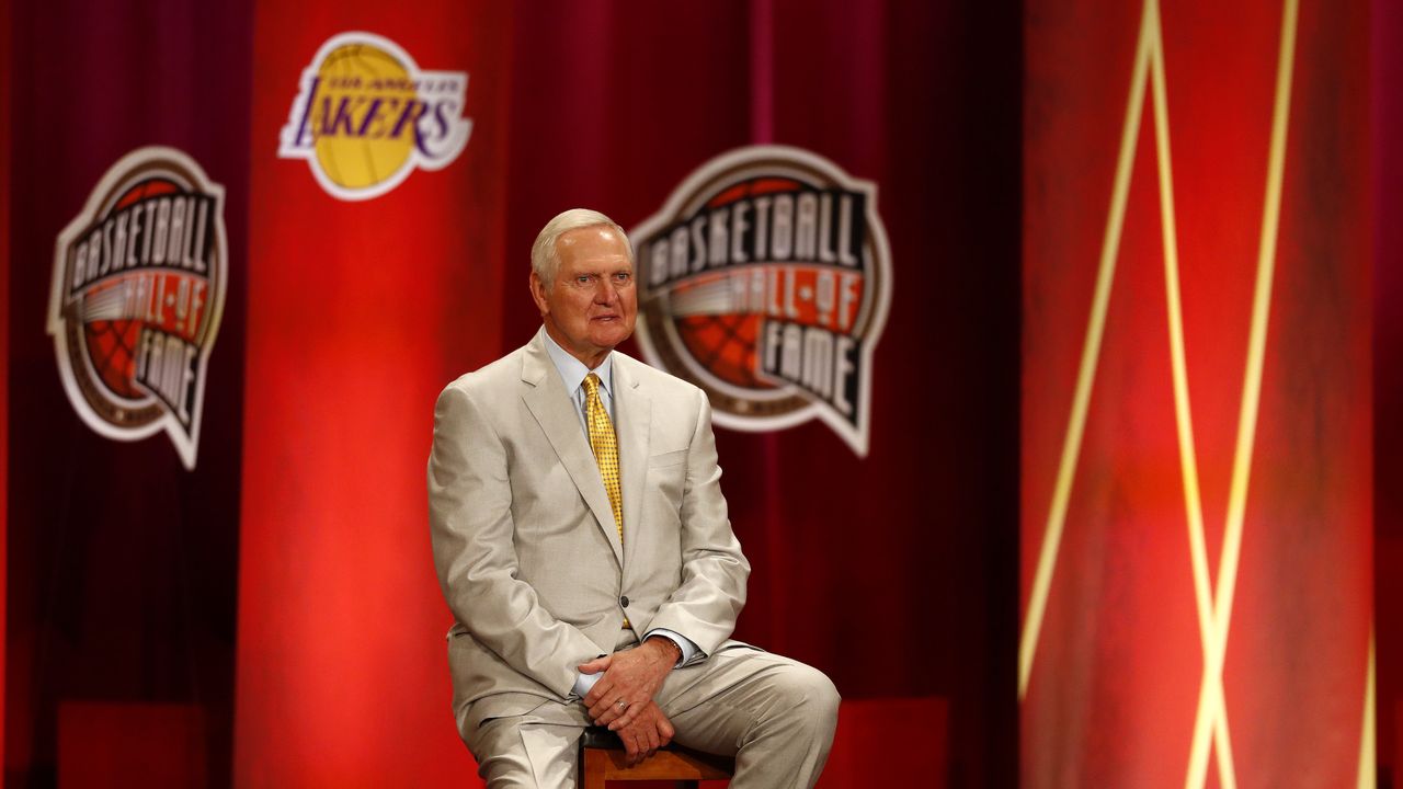 Jerry West był jednym z najsłynniejszych zawodników Lakersów