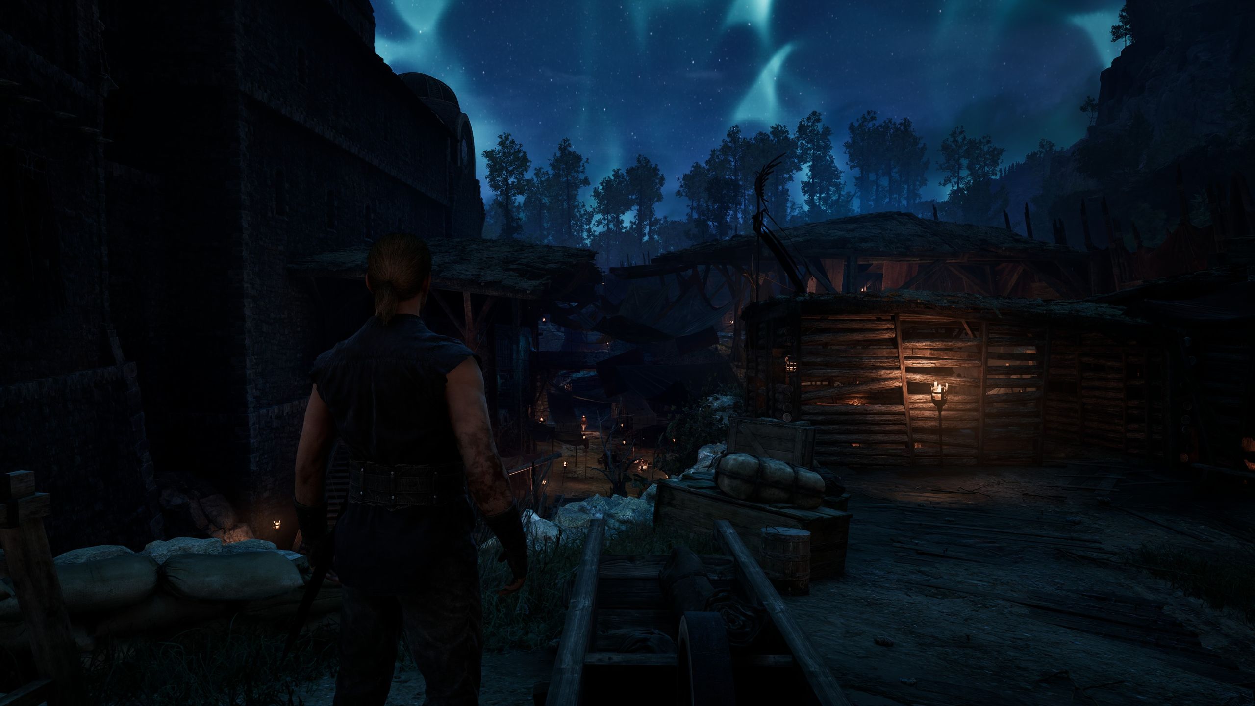 Gothic 1 Remake - Stary Obóz nocą