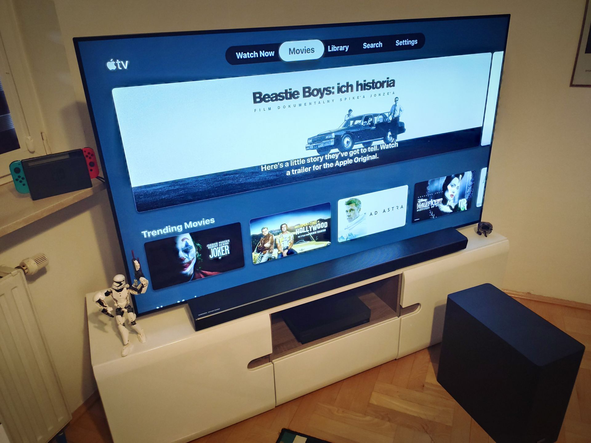 Aplikacja Apple TV dostępna jest m.in. na telewizorach LG i Samsung, fot. Jakub Krawczyński