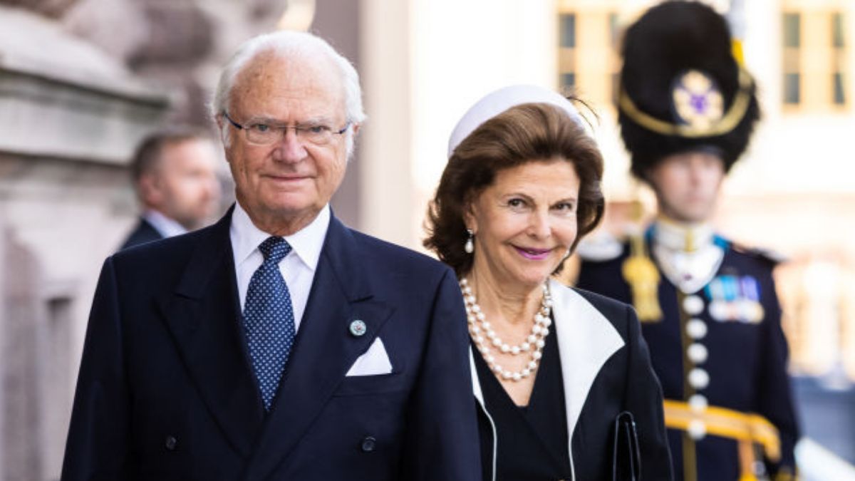 Król Szwecji Karol XVI Gustaw i królowa Sylwia szwecja covid-19 koronawirus