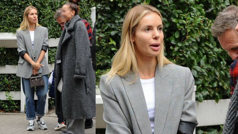 Izabela Janachowska na rodzinnym obiedzie