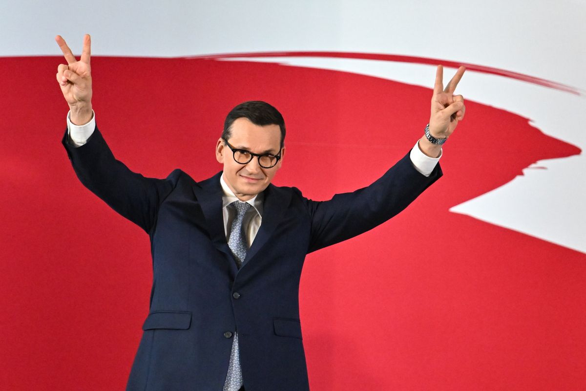 Mateusz Morawiecki na kongresie PiS