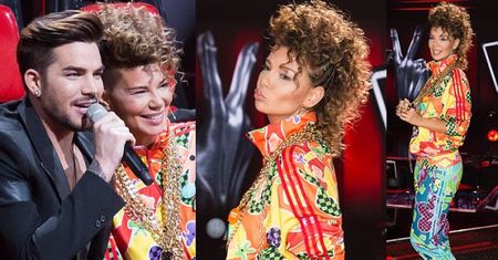 Edyta Górniak w kolorowych dresach i... szpilkach (ZDJĘCIA)