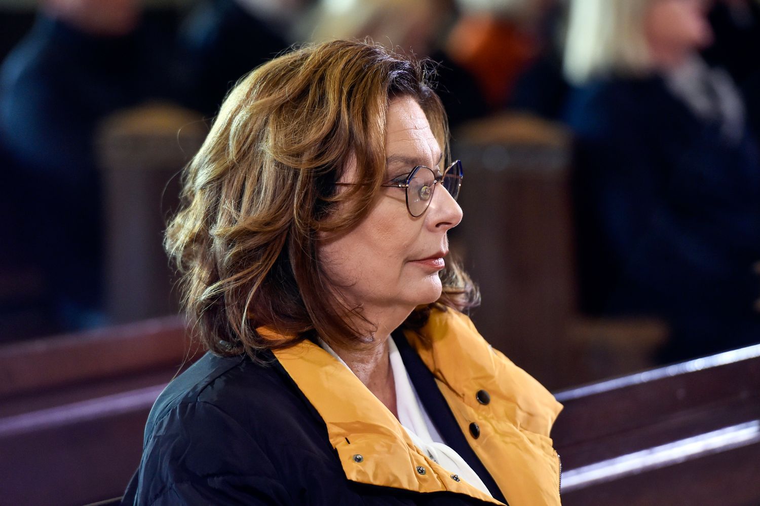 Małgorzata Kidawa-Błońska- pogrzeb Ludwika Dorna