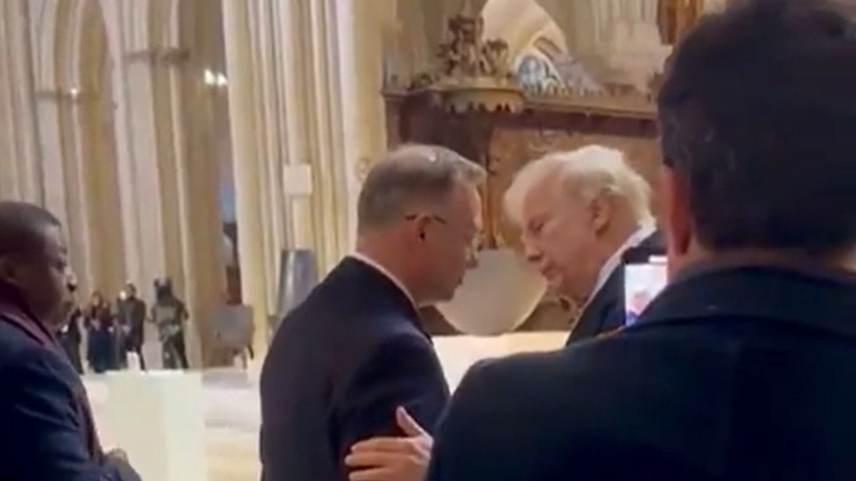 Donald Trump ciepło przywitał się z Andrzejem Dudą