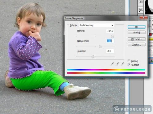 Photoshop: jak zmienić kolor ubrania? 2