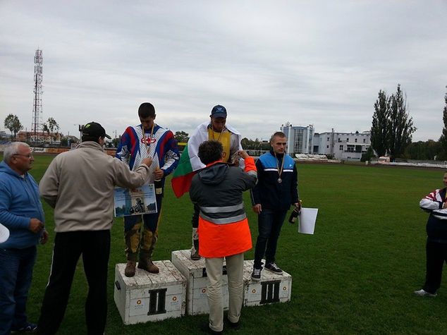 Bułgarski junior na podium