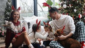 Świąteczne życzenia w trzech językach. Lewandowski wrzucił urocze zdjęcie