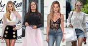 Celebrytki noszą koronkowe bluzki
