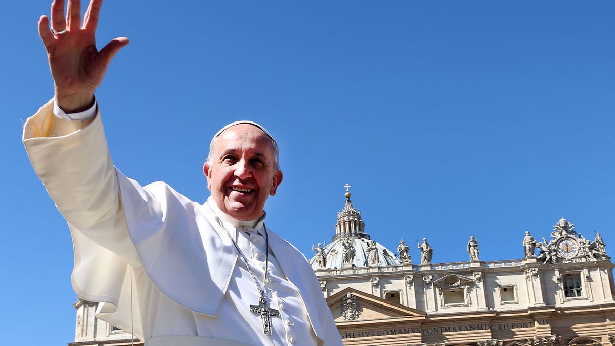 Na zdjęciu papież Franciszek