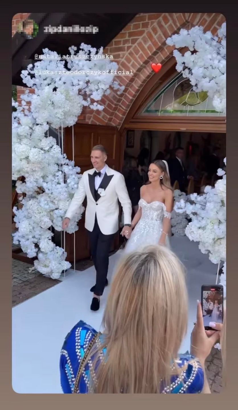 Ślub Łukasza Teodorczyka i Natalii Truszczyńskiej