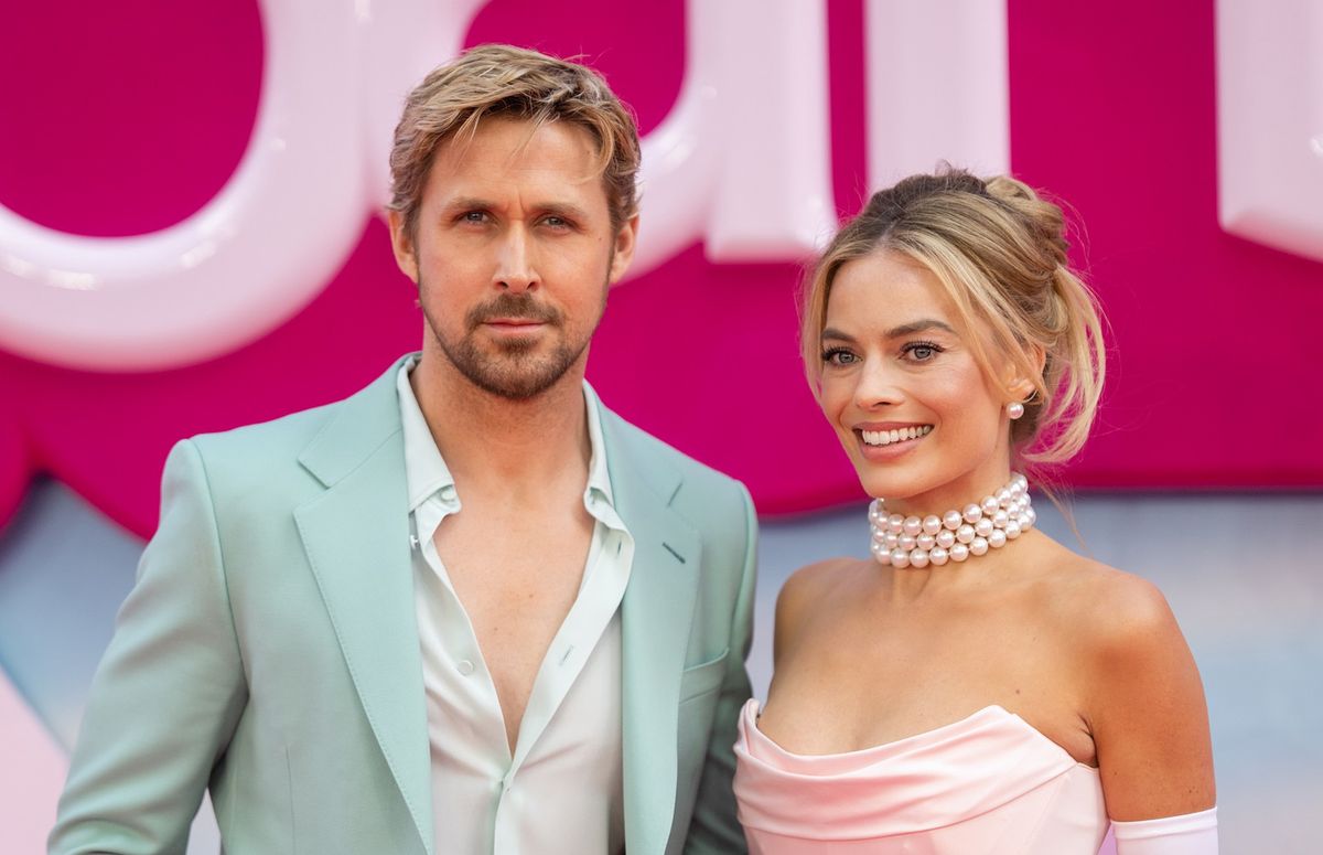 Ryan Gosling i Margot Robbie na premierze "Barbie"