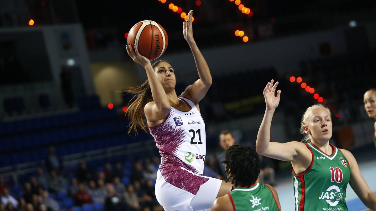 Materiały prasowe / Łuksz Lubiński / Na zdjęciu: Rita Rasheed, jedna z liderek Energi w sezonie 2017/2018