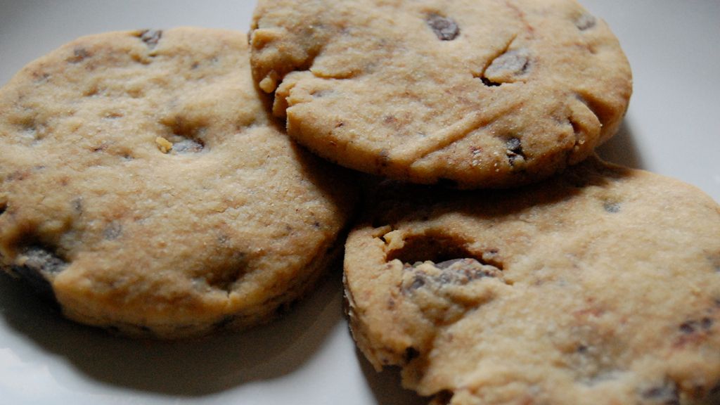 Ciasteczka z kawałkami czekolady (dietetyczne)