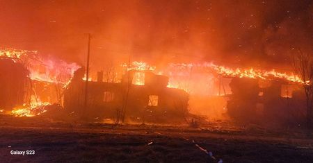 Wielki pożar w Marcinkowicach