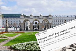 Zagraniczna prasa pisze o planach odbudowy Pałacu Saskiego. Przypomniano ważny fakt