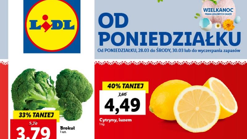 Lidl gazetka od poniedziałku 28.03
