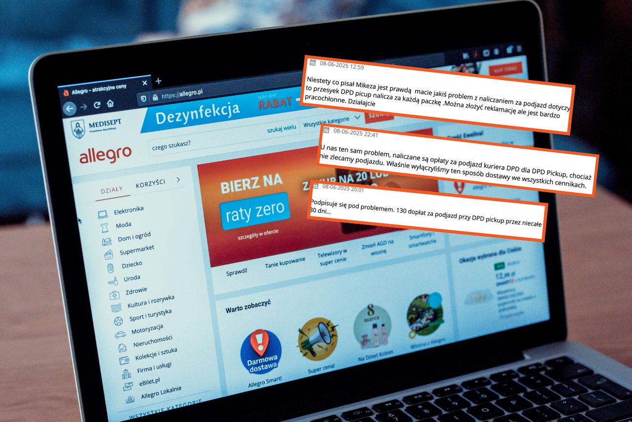 Allegro przyznaje się do błędu. Firma naliczała dodatkowe opłaty