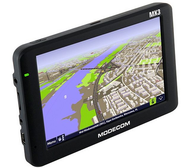 Modecom FreeWAY MX3 nawigacja wygląd
