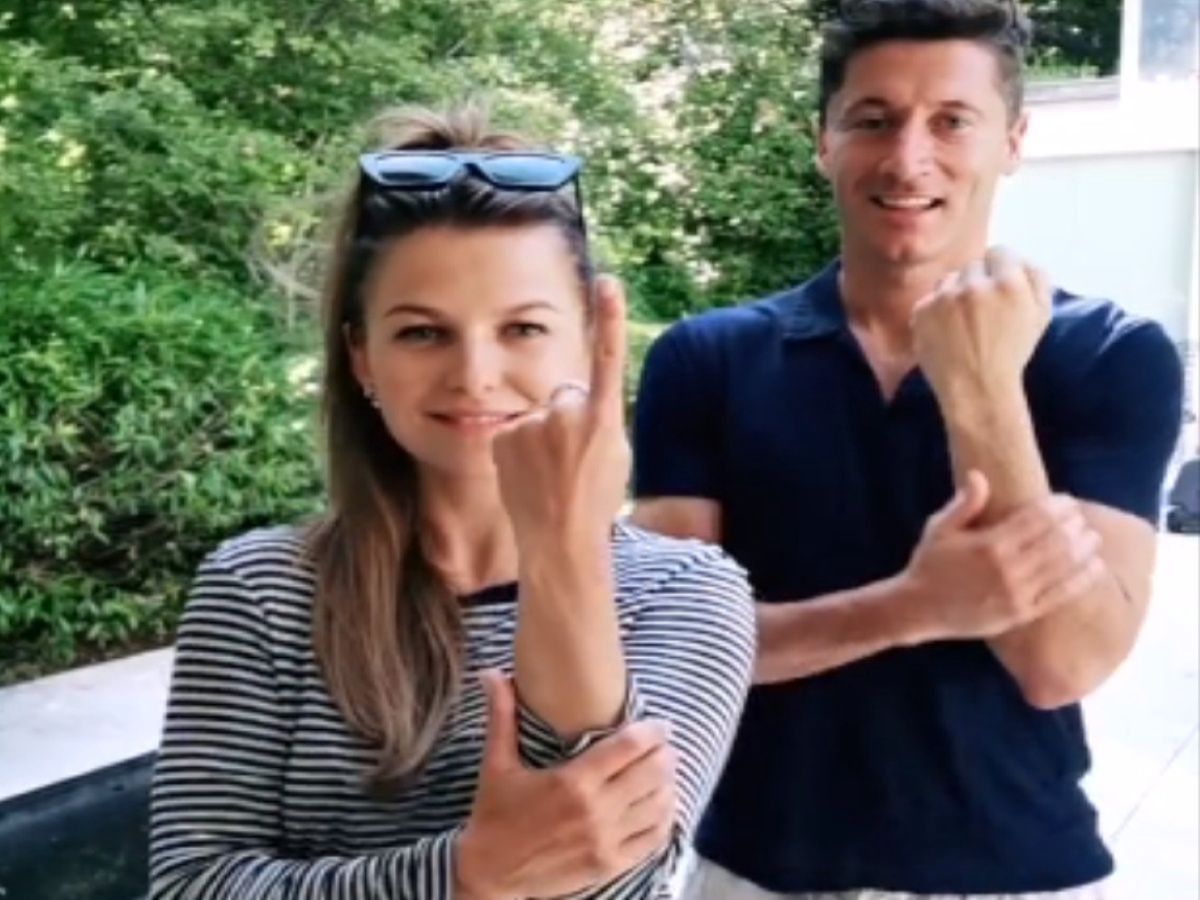 Anna i Robert Lewandowscy gwiazdami TikToka. Zobacz ich oryginalny taniec