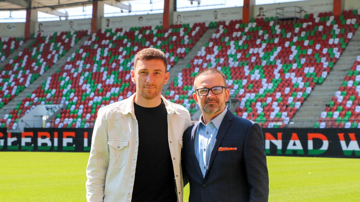 Materiały prasowe / Zagłębie Lubin / Na zdjęciu: Luka Lucić trafił do Zagłębia Lubin