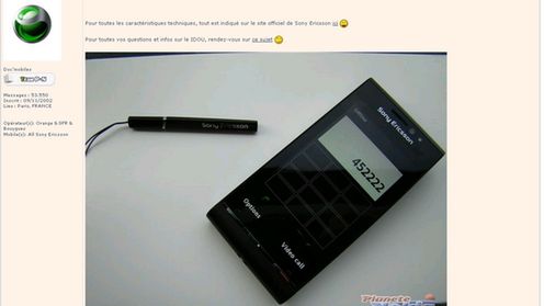 Znakomite zdjęcia Sony Ericsson Idou 1