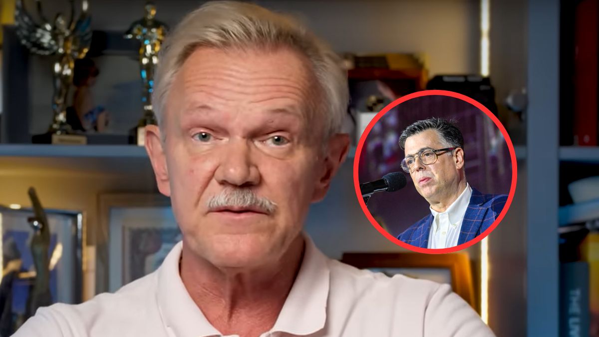 Cezary Pazura reaguje na słowa Heathcliffa Janusza Iwanowskiego.