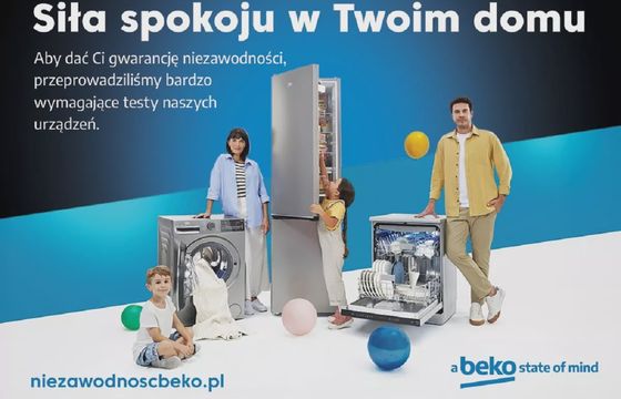 Beko w nowej kampanii przekonuje o "Sile spokoju w Twoim domu"