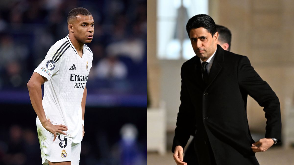 Getty Images / Anadolu/Quality Sport Images / Kylian Mbappe i Nasser Al-Khelaifi