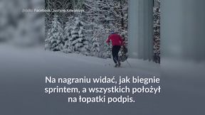 #dziejesiewsporcie: Justyna Kowalczyk i droga na obiad. Nagranie jest hitem sieci