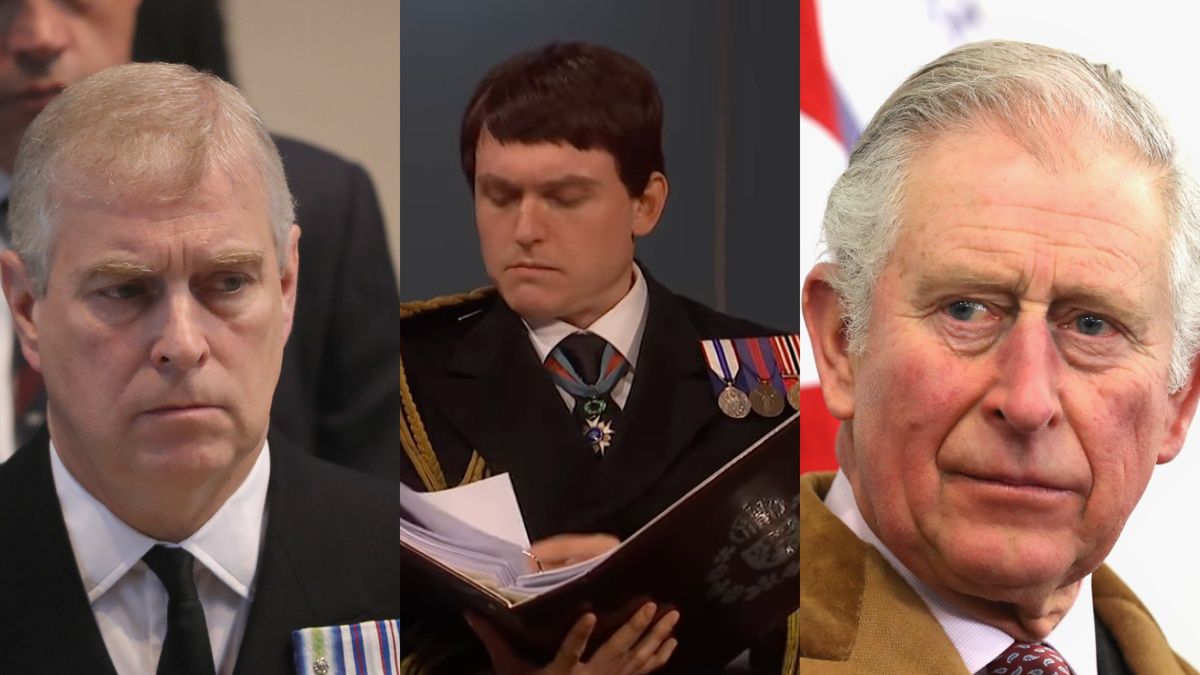 król Karol III, Andrzej Mountbatten-Windsor, komik 